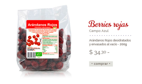 Berries Rojos - Campo Azul