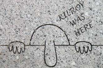 Graffiti de Kilroy