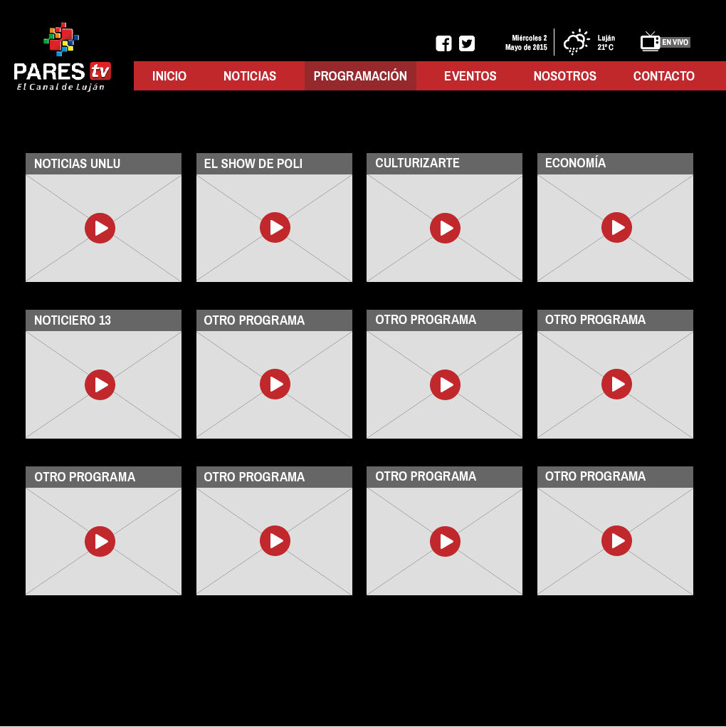 Propuesta para Home - ParesTV