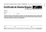 Certificado de regularidad
