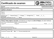 Certificado de examen