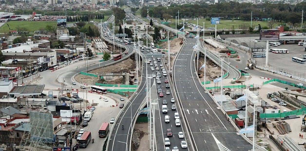 el puente en construcción