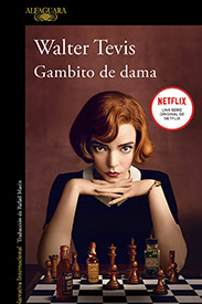 Tapa del libro Gambito de Dama de Walter Tevis