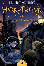 Tapa del libro Harry Potter de J. K. Rowling