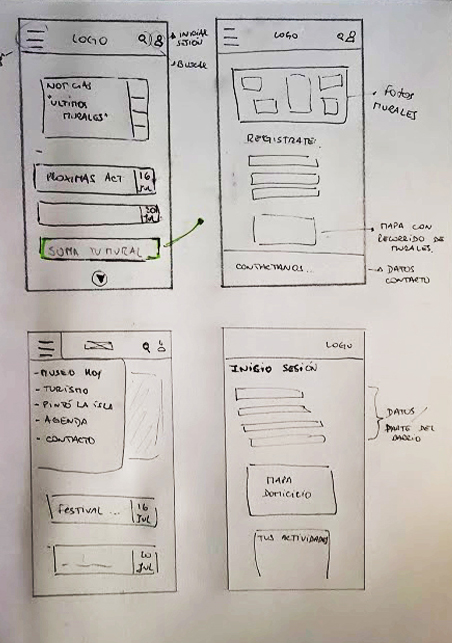 primer boceto individual