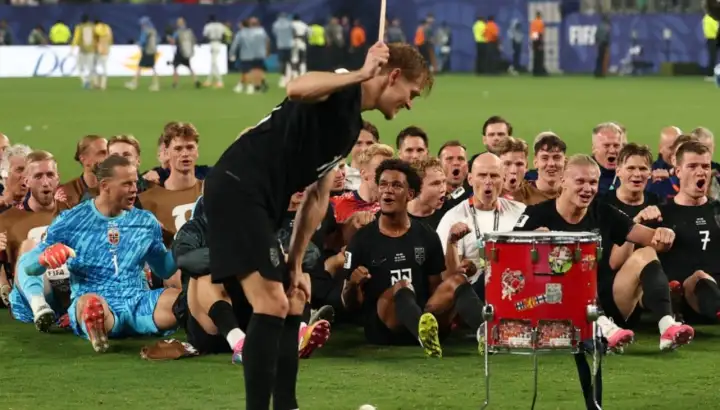 Remo vikingo por la selección noruega