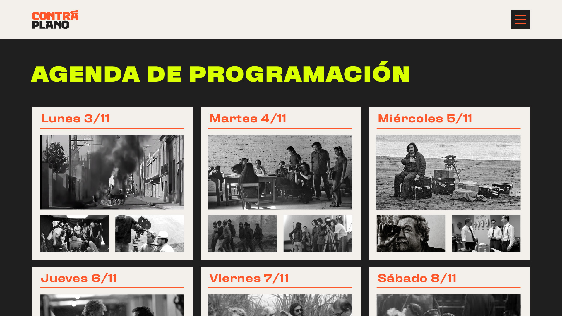 agenda de programacion