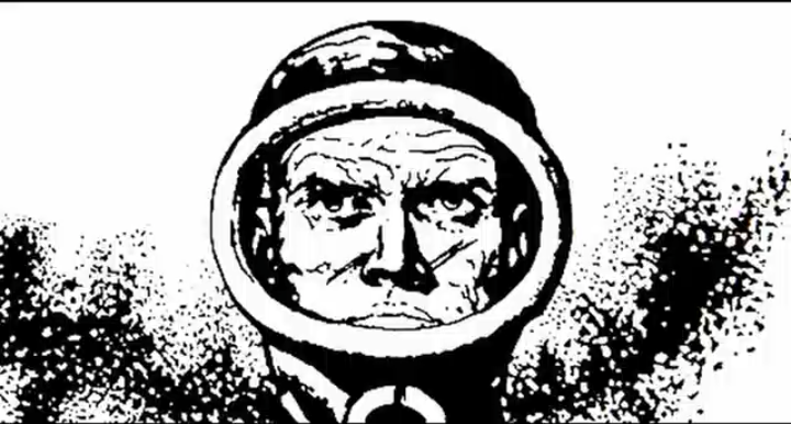 Ilustración del cómic El Eternauta