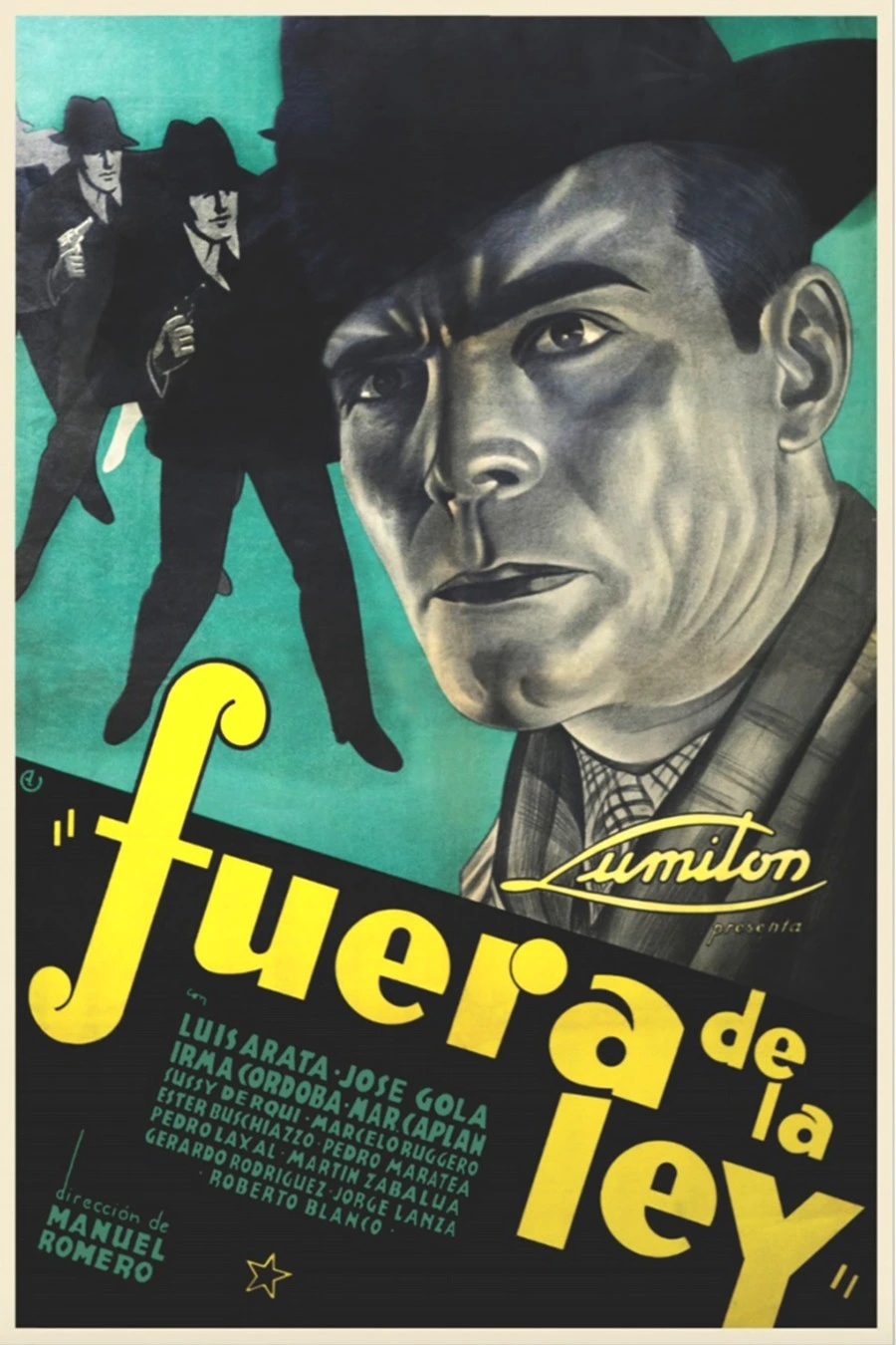 Afiche Fuera de la ley