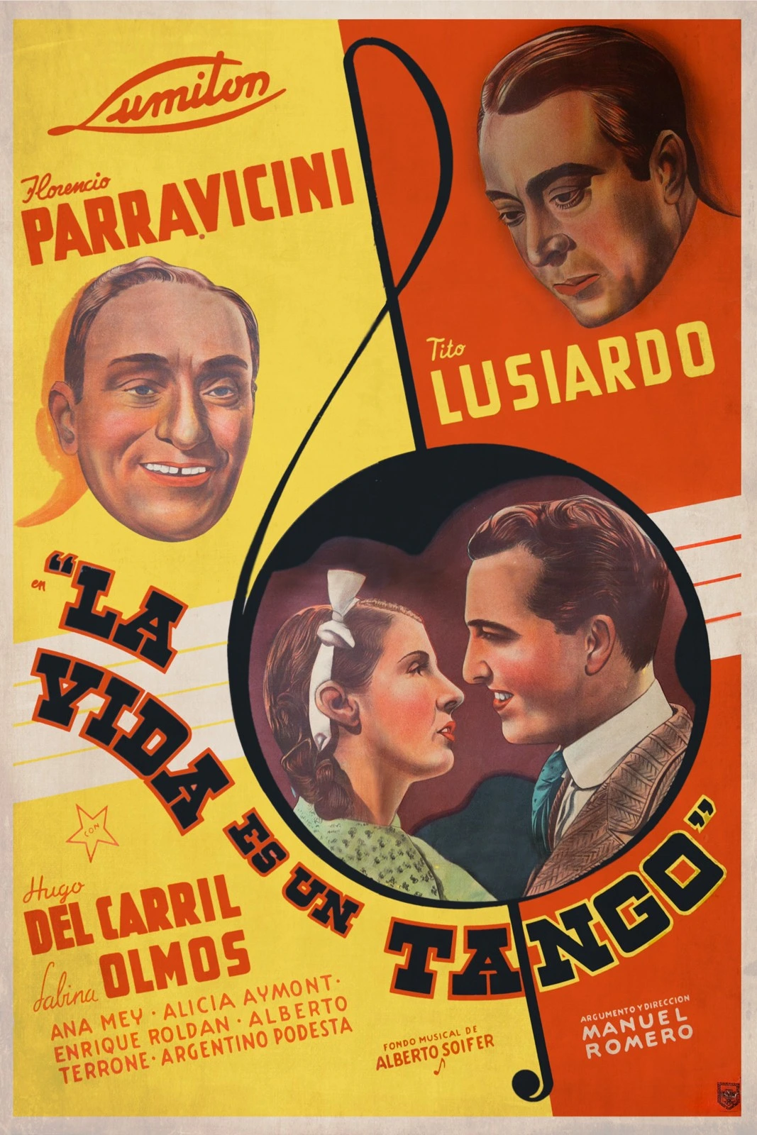 Afiche La vida es un tango