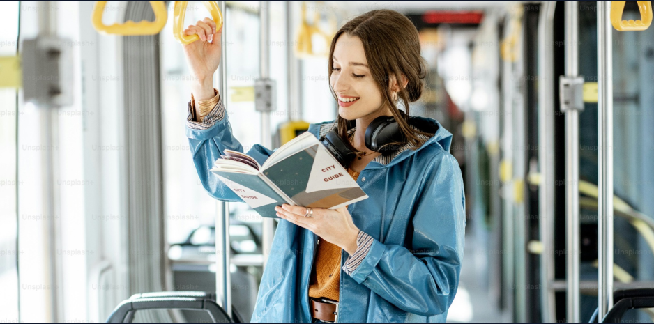 Estudiante en el metro