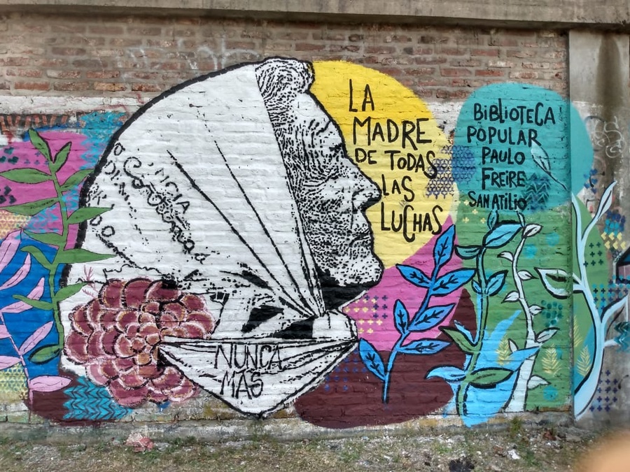 Pintura al óleo manos con pañuelos en los dedos