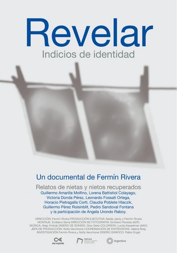 Poster Documental Revelar de Fermín Rivera