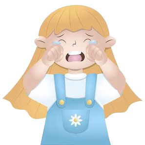 Niña llorando